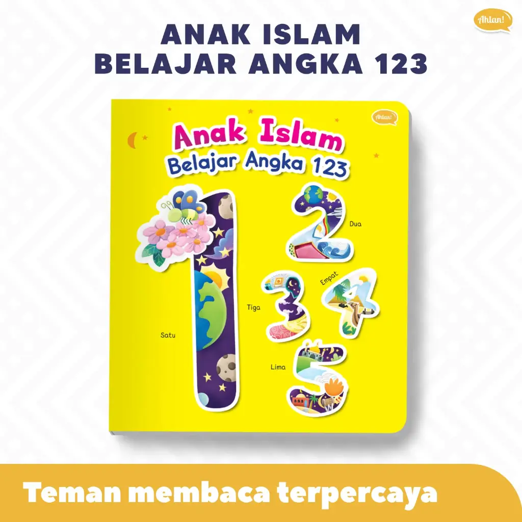 Anak Islam Belajar Angka 123 (Boardbook)