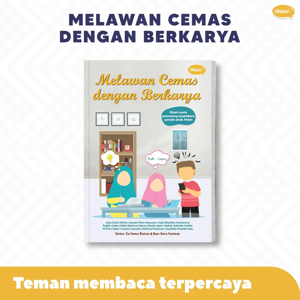 Melawan Cemas Dengan Berkarya + Pouch Putih