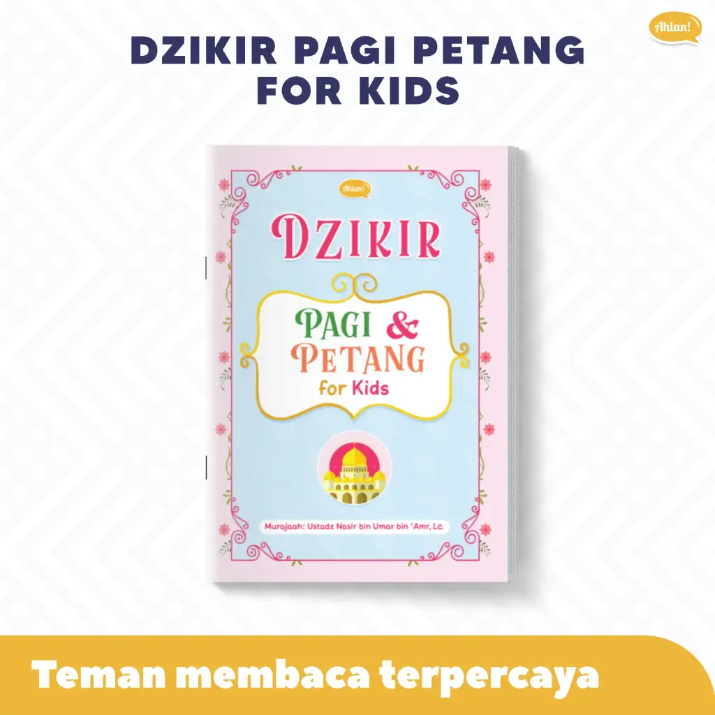 Dzikir Pagi Petang For Kids (Warna Biru-Pink)