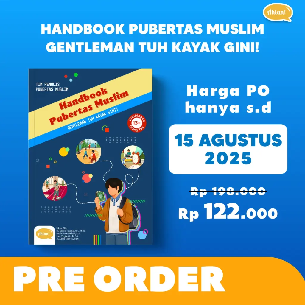 [PO] Handbook Pubertas Muslim Gentleman Tuh Kaya Gini! + Bonus Buku Baligh di Pesantren (Cetakan Ke-4)