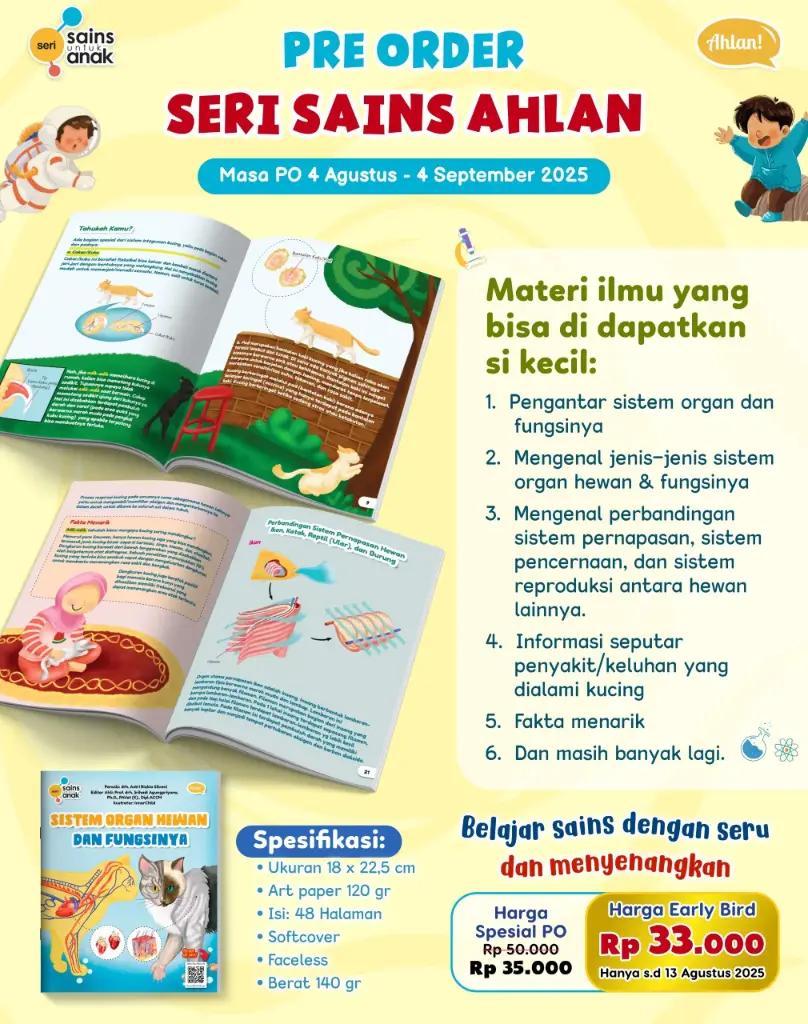 [EB] Seri Sains Anak: Sistem Organ Hewan Dan Fungsinya