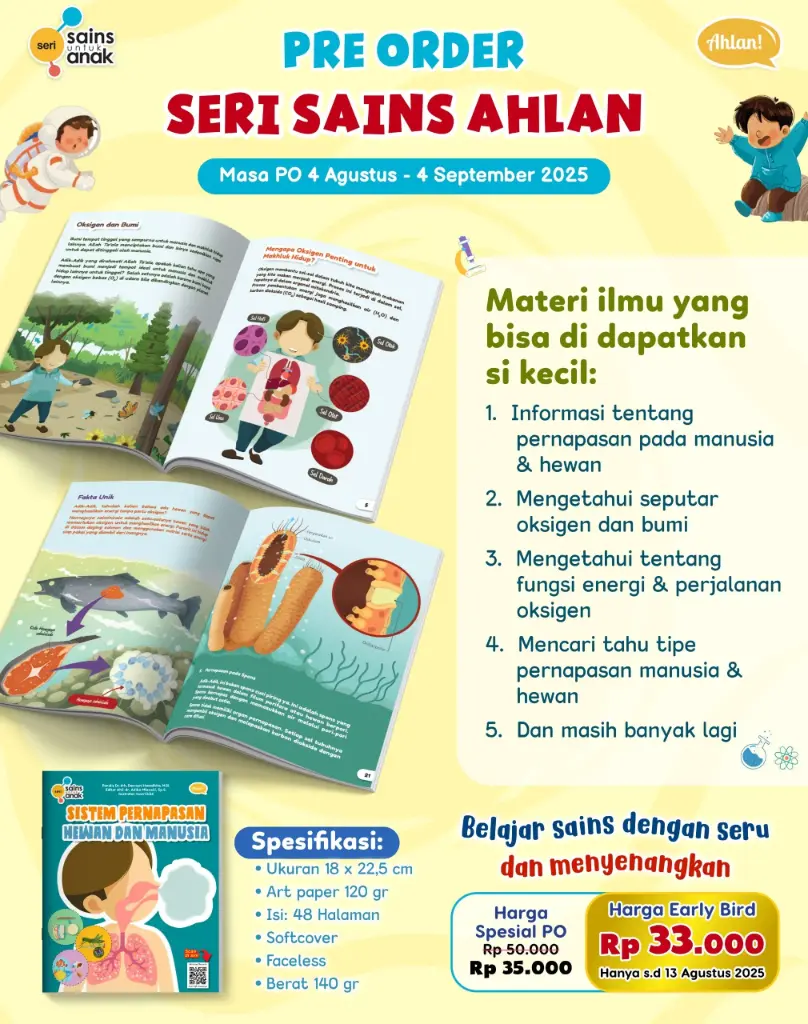 [EB] Seri Sains Anak: Sistem Pernapasan Hewan Dan Manusia