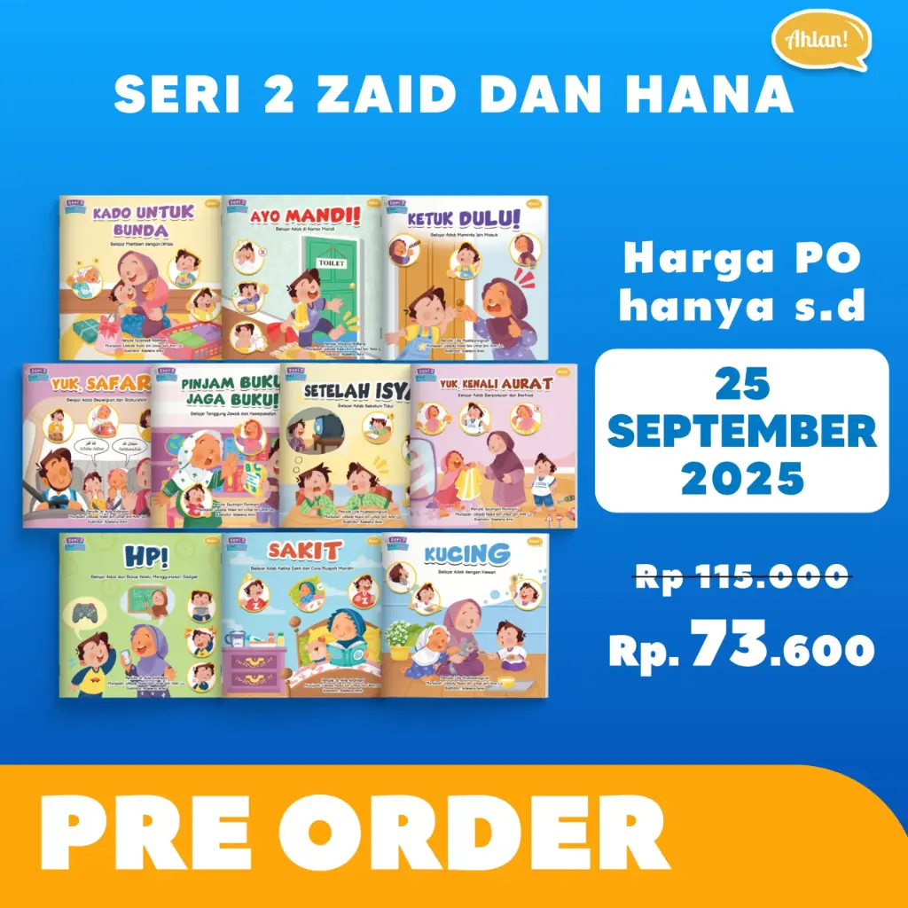 {PO} Seri 2 Zaid dan Hana (set)