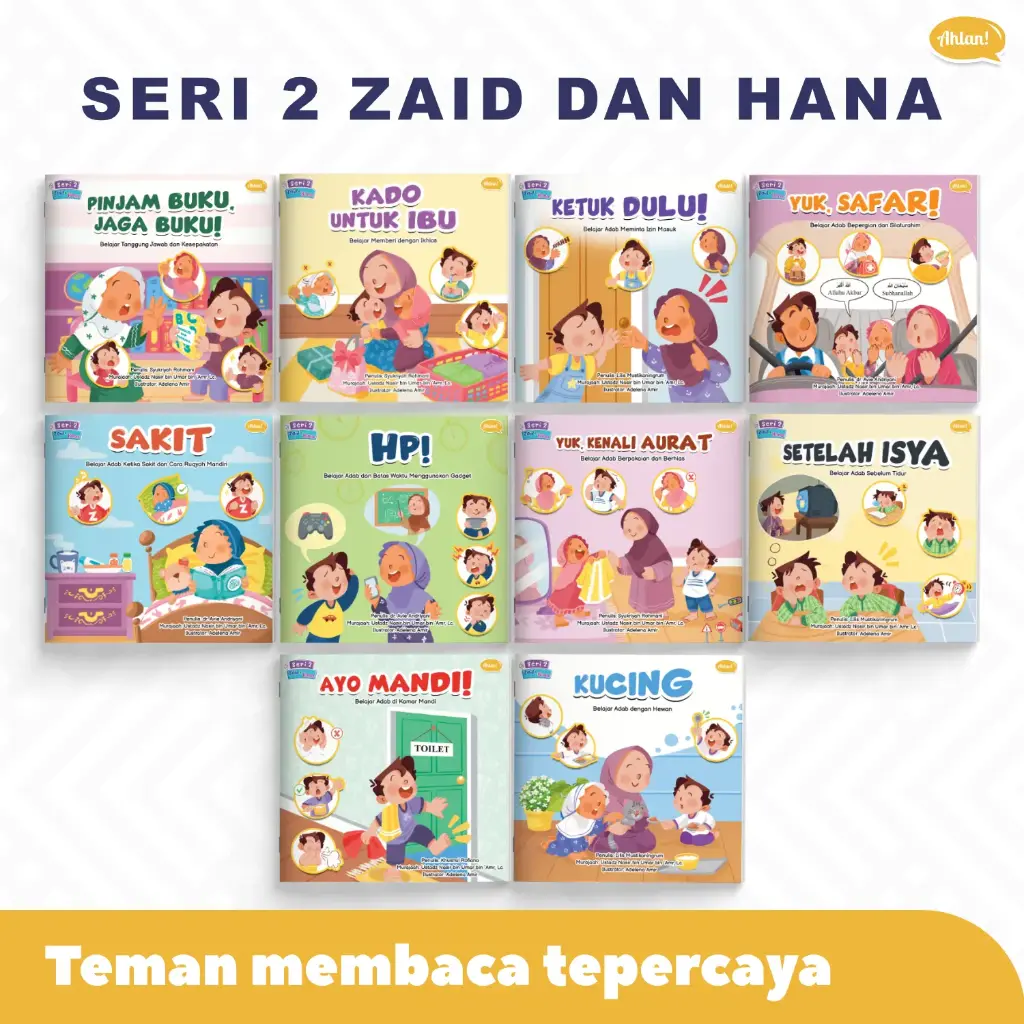 Seri 2 Zaid dan Hana (set)