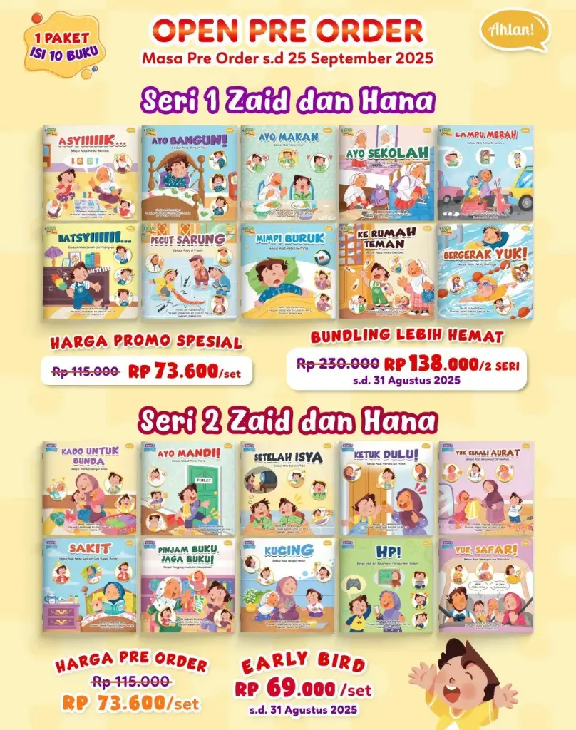 {Bundling} Zaid dan Hana (Seri 1&2)