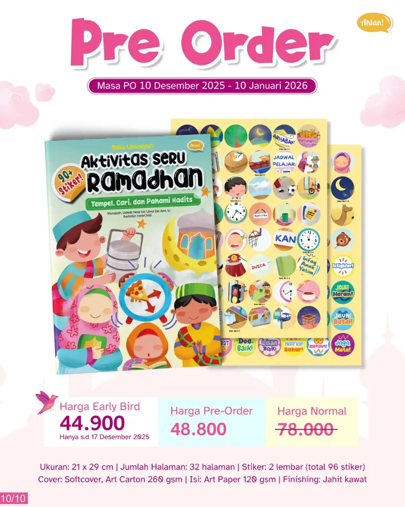{PO} Aktivitas Seru Ramadhanku + Sticker