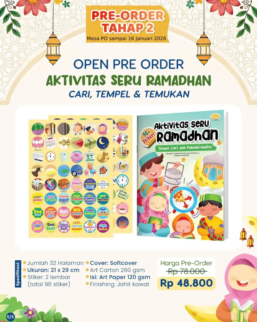 {PO} Aktivitas Seru Ramadhanku + Sticker TAHAP 2