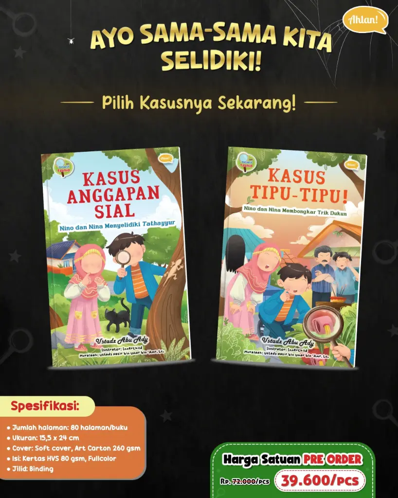 [Pre Order] Seri Detektif Tauhid: Kasus Tipu-Tipu