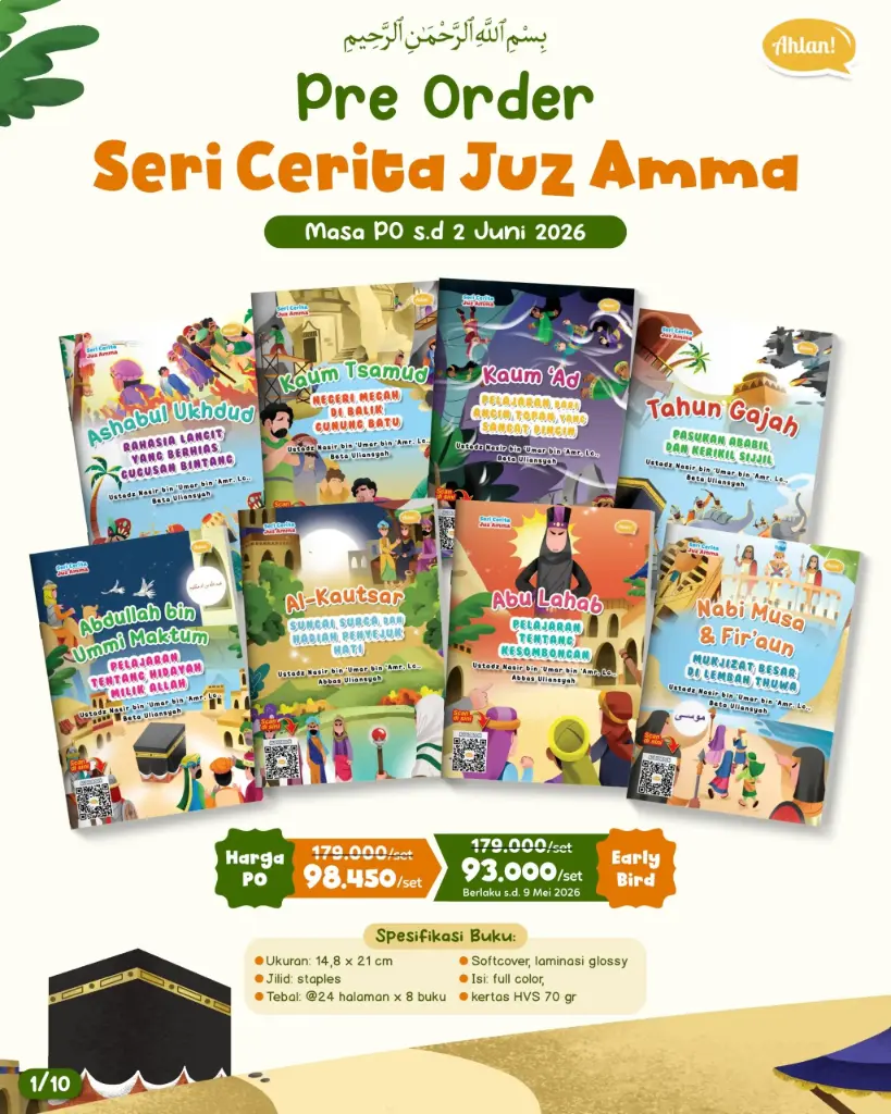 {Early Bird} Seri Cerita Juz Amma (1 set 8 Buku)