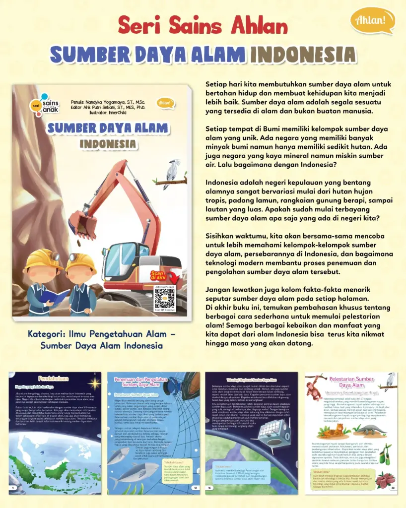 [Early Bird] Seri Sains Anak: Sumber Daya Alam Indonesia