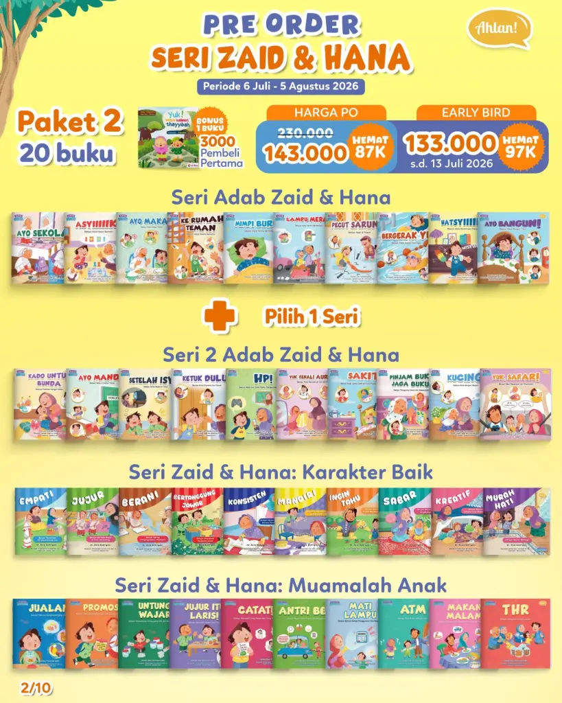 {Early Bird} Paket 2 Seri Zaid & Hana (2 Seri)