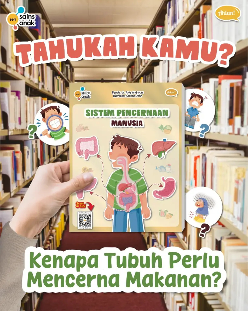 {Pre Order} Seri Sains Anak: Sistem Pencernaan Manusia