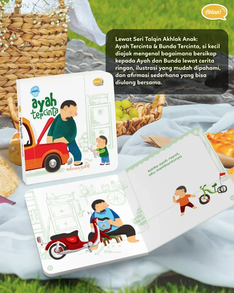 {Pre Order} Seri Talqin Akhlak: Ayah Tercinta (Boardbook)