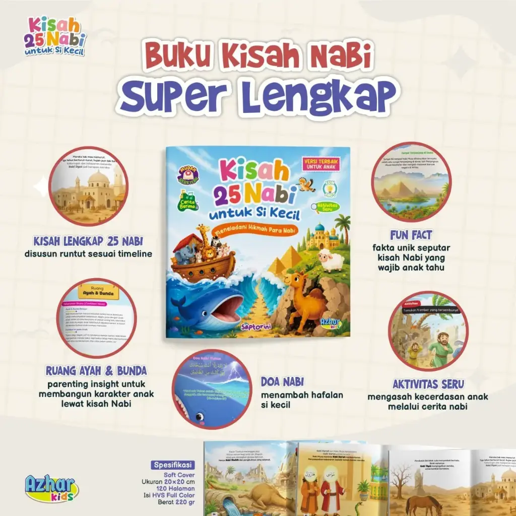 Kisah 25 Nabi untuk Si Kecil, Azhar Kids