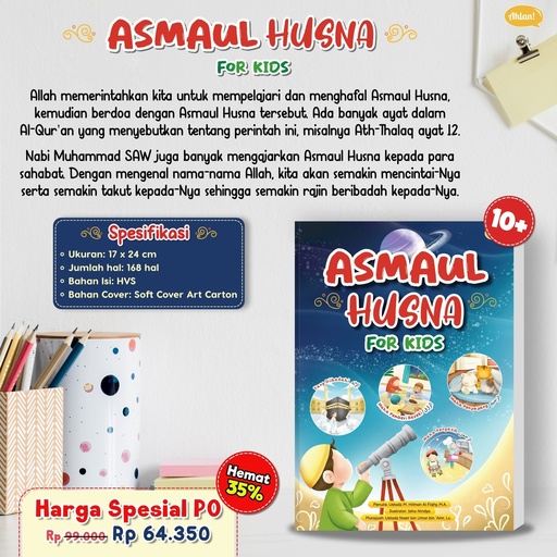 Asmaul Husna For Kids (PO Reguler), Ahlan