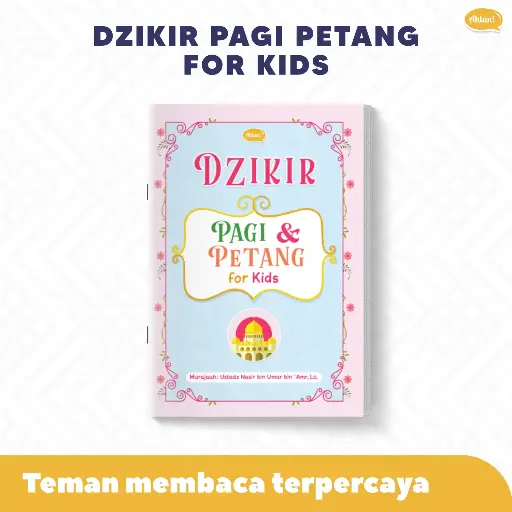 Bonus Dzikir Pagi Petang For Kids (Warna Biru-Pink)