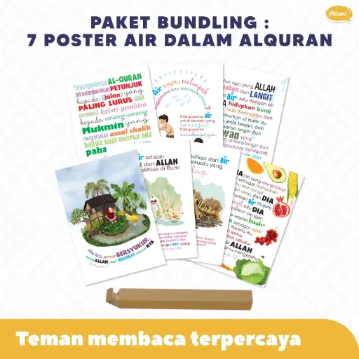 Paket Bundling : 7 Poster Air Dalam AlQuran