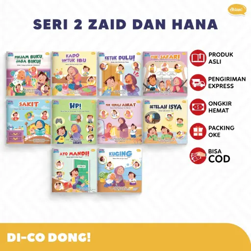 Seri 2 Zaid dan Hana (set)