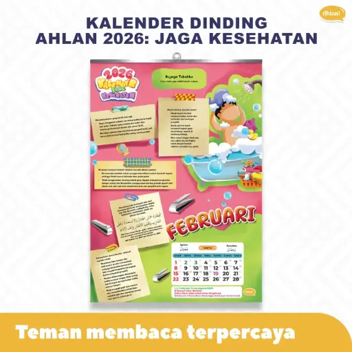 {PO} Kalender Dinding Ahlan 2026 : Jaga Kesehatan