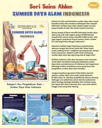 Seri Sains Anak: Sumber Daya Alam Indonesia