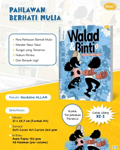 Komik Walad dan Binti Vol 2: Pahlawan Berhati Mulia