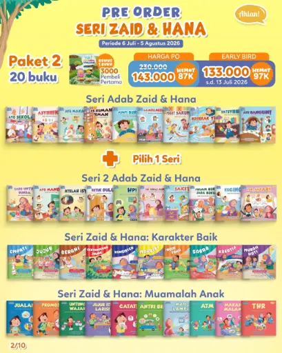 {Early Bird} Paket 2 Seri Zaid & Hana (2 Seri)