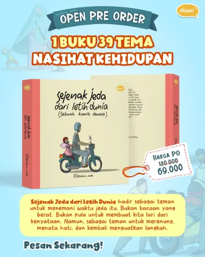 {Pre Order} Sejenak Jeda Dari Letih Dunia